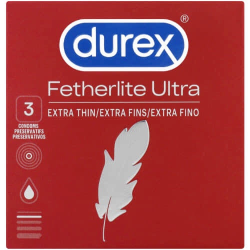 Durex Fetherlite Condoms - pack of 3